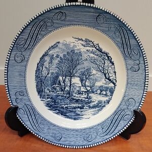 CURRIER & IVES The Old Grist Mill by ROYAL 10" China Plate